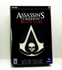 Assassins Creed IV Edición Limitada PC + Bandera Pirata Usada, Arte Celular y Coleccionables