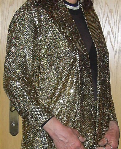 Pailletenbluse Gold , Pailettenbluse Gold , SEXY , DWT , TV - Bild 6 von 9