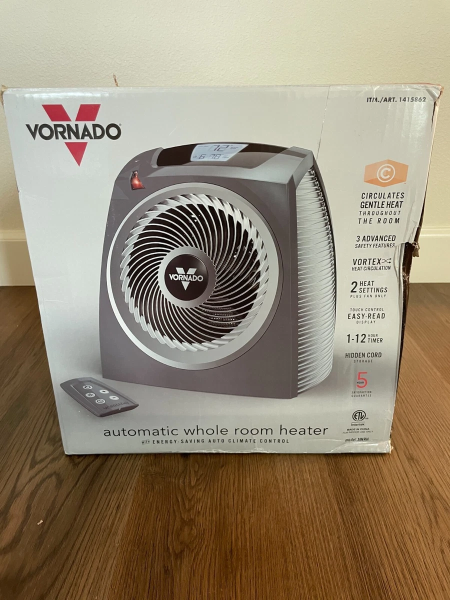 Vornado TAVH10 Automatic Whole Room Vortex Circulation Digital Heater +  Remote | eBay