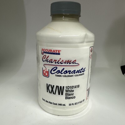 Accurate CHARISMA ACC001418-14 Colorant Toner KX/W 1D101418 ~ White ~ 32 fl oz
