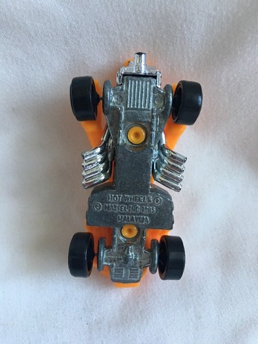 1985 Mattel Hot Wheels Orange Tiger Race Car Vehicle Toy - Picture 7 of 7