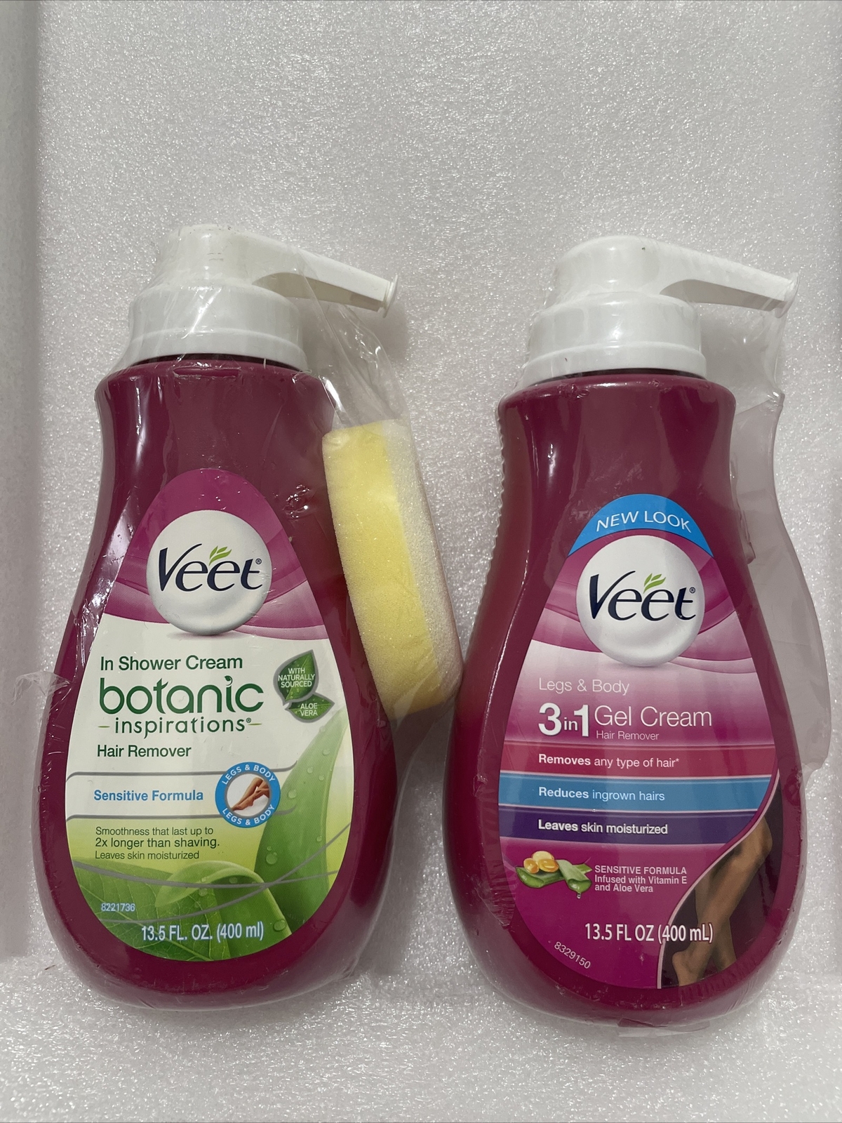 2 VEET In Shower Botanic Inspirations Legs Body Hair Removal Cream & 3 In 1 Gel 62200908494 | eBay 2 VEET In Shower Botanic Inspirations Legs Body Hair Removal Cream & 3 In 1 Gel 62200908494 | eBay