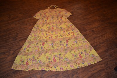 Robe Fille GB Girls Taille XL - Imprimé Floral Multicolore, Longue, Sans Manches
