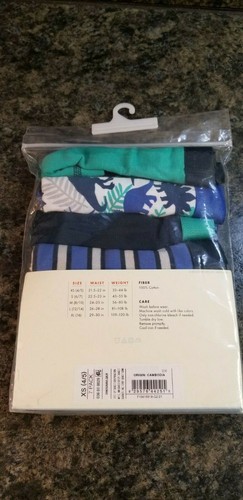 Cat & Jack Boy's Size Extra Small (4/5) Briefs 7 pack ~ XS Boy's Underwear - Picture 3 of 4