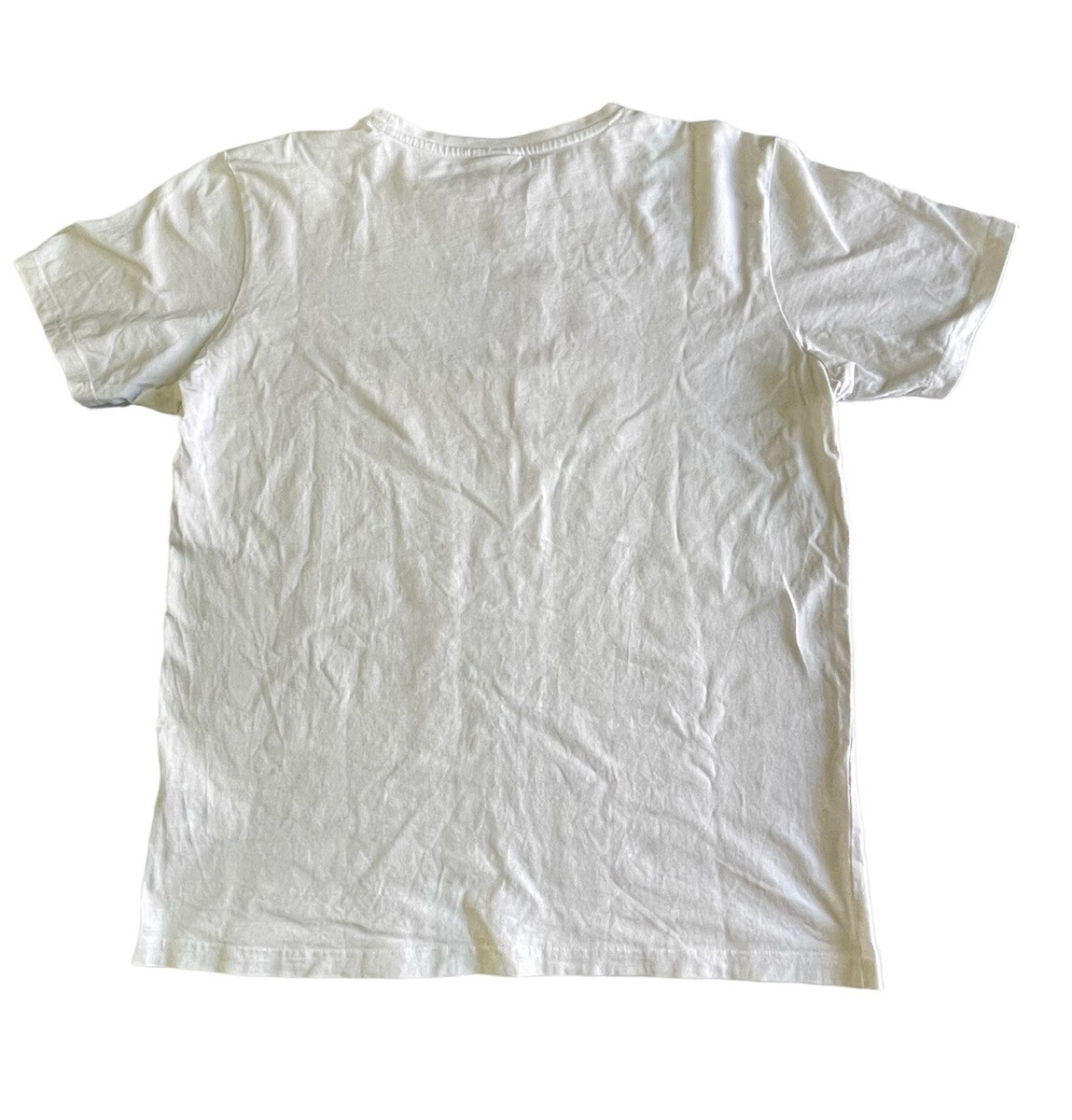 Kappa White Casual Short Sleeve T-Shirt Men's Medium Crew