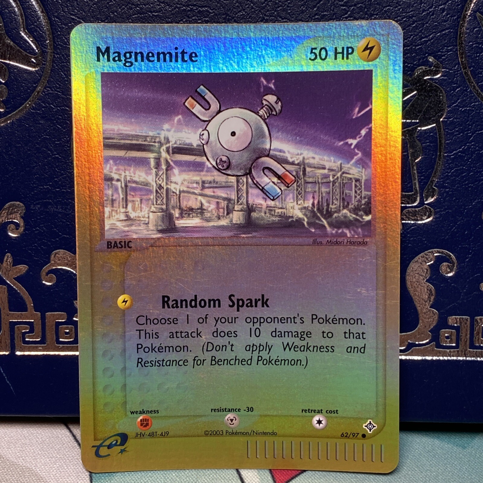 Pokemon - Magnemite - 62/97 - Common - Reverse Holo - EX Dragon - LP
