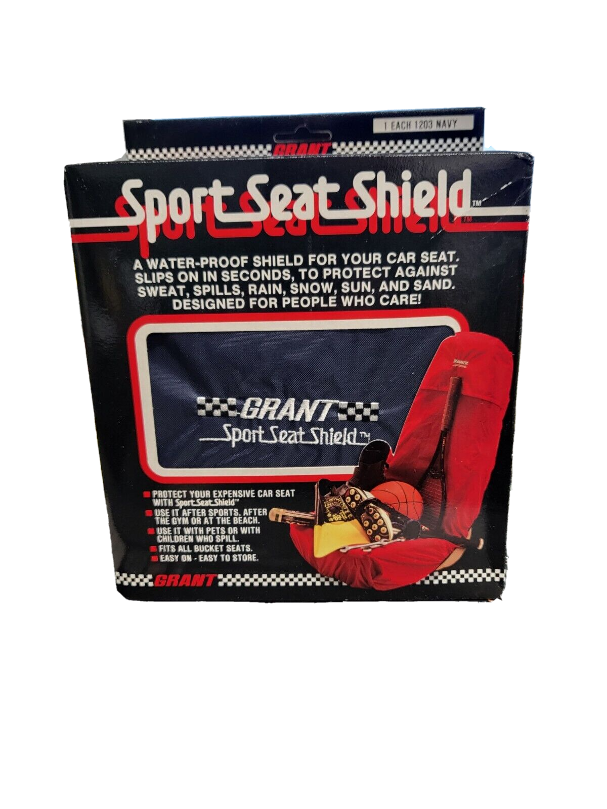 Grant Sport Seat Shield Seat cover 1 each part 1203 Navy eBay