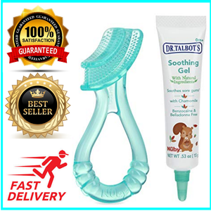nuby all natural soothing gel with gum massager