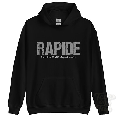 RAPIDE: Viertürer GT mit elegantem Muscle Hoodie Autofahrer Geschenk