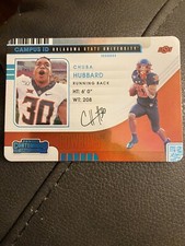 2021 Contenders Draft Picks Chuba Hubbard Auto Campus ID Case Hit SSP MINT