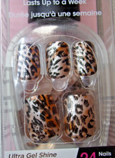 IMPRESS NAILS PRESS ON SHORT Shiny Leopard Spots (Wild Cat) (Payback)
