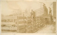 Postcard RPPC C-1910 Farm occupation farm workers Corrall 23-10300