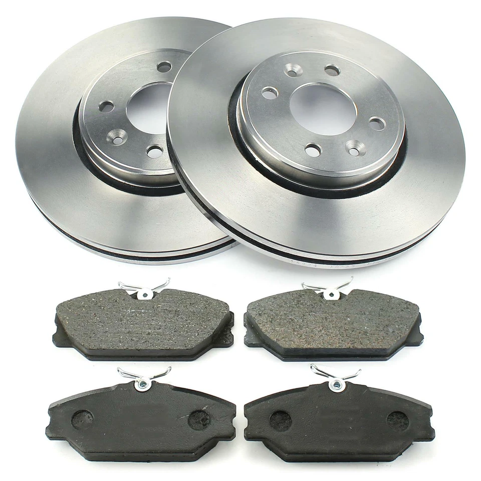 Dischi Freno Pastiglie Anteriori 280mm per Renault Clio II Laguna Megane Scenic - Immagine 2 di 2