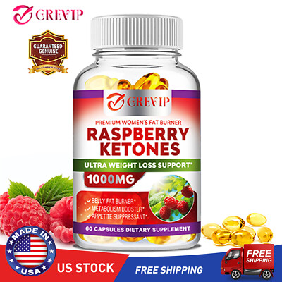 Raspberry Ketones 1000mg -Weight Loss,Support Metabolism & Natural Energy Levels