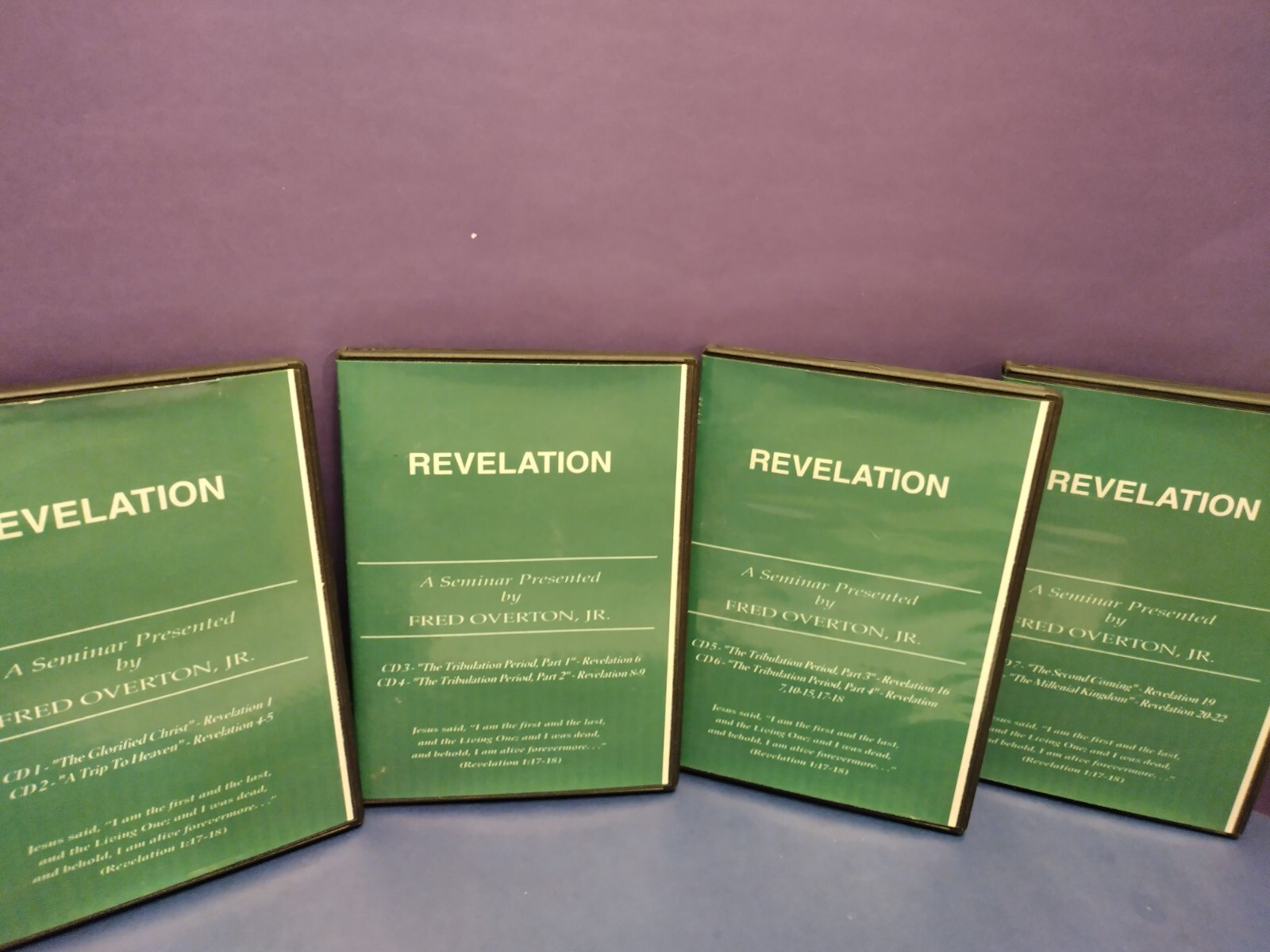 Revelation by Fred Overton, Jr. 8 Cds eBay