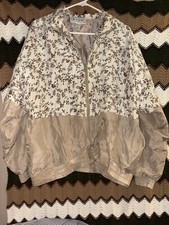 Vintage Silk Exchange Floral Jacket Size 12