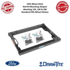 Draw-Tite 30156  5th Wheel Trailer Hitch Rail Kit Mount Adapter for F250-350 SD