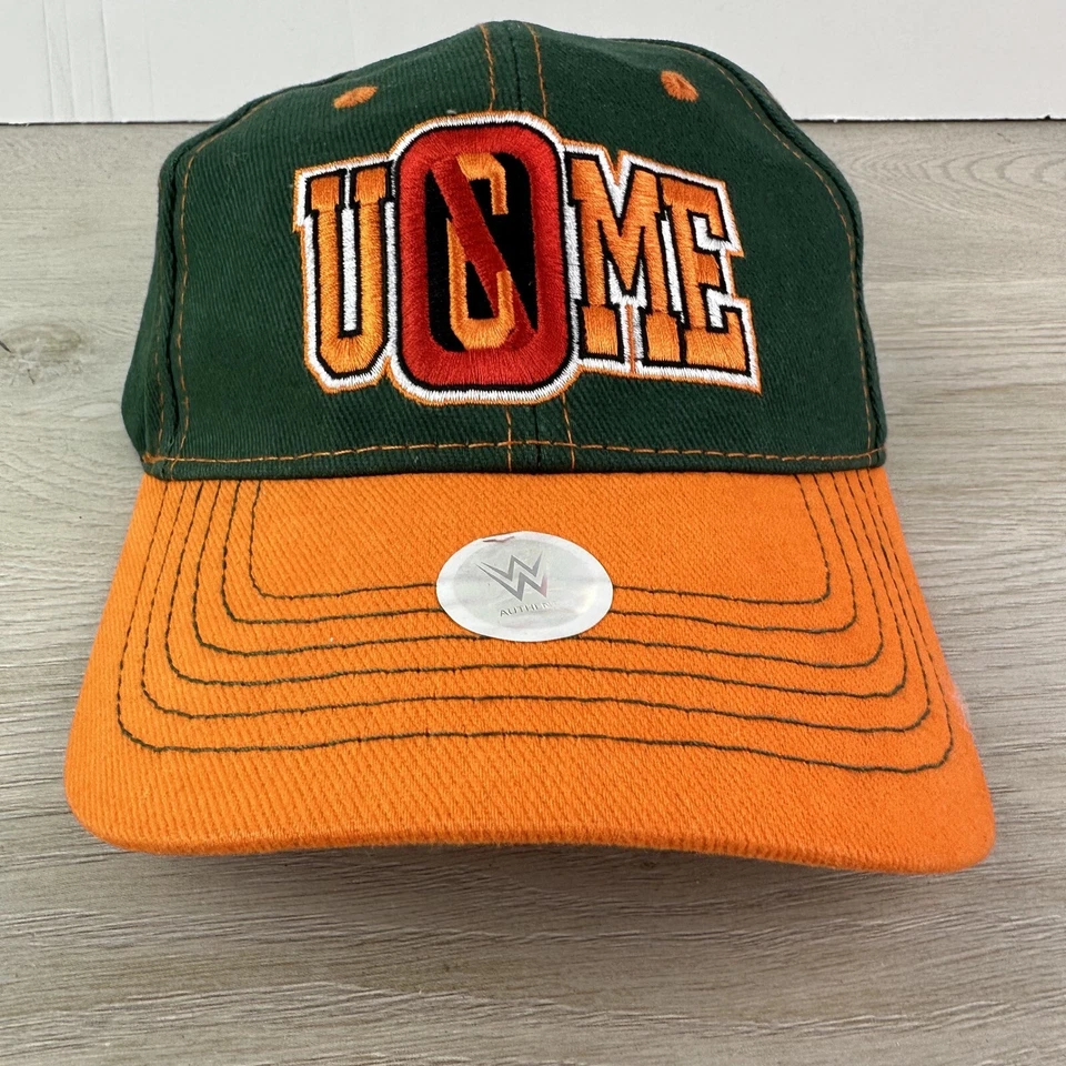 Gorra de béisbol WWE Jon Cena 'U Can't C Me' naranja ajustable tamaño adulto Foto 2 de 4