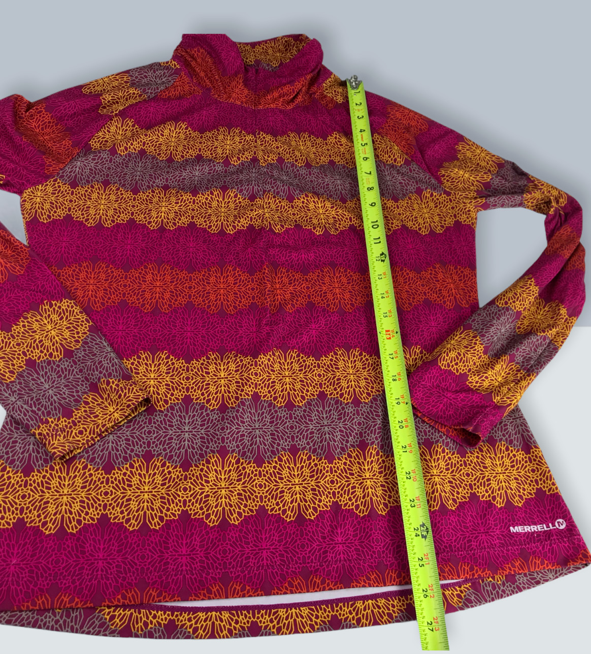 MERRELL Half Zip Pullover Size Women's Large. Pin… - image 11