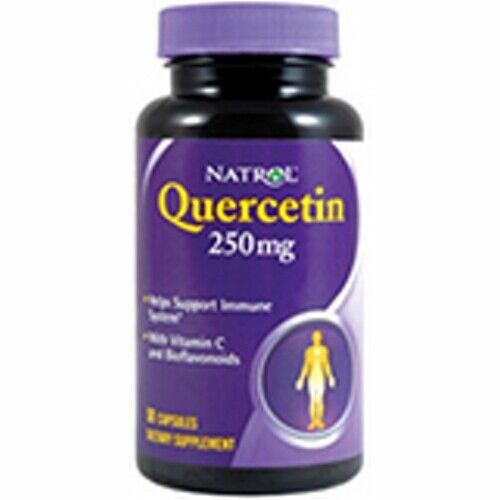 Quercetina Plus Vitamina C & Cítrico Bioflavoides 500MG 50 Tapas Por Natrol - Imagen 1 de 1