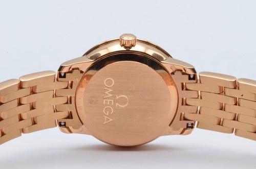 OMEGA DE VILLE PRESTIGE CUARZO DAMAS VINTAGE RARO 27MM 18K ORO 424.50.27 - Imagen 8 de 12