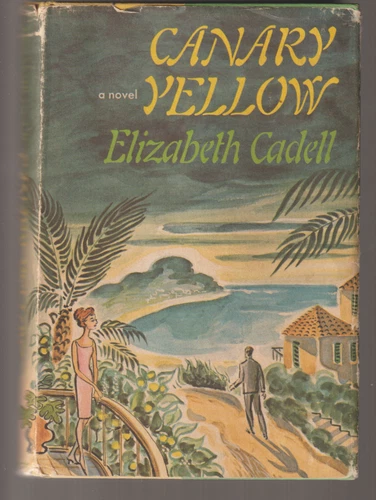Canary Yellow HB/DJ Morrow 1964 Elizabeth Cadell Jacket by Mircea Vasiliu Ex-Lib