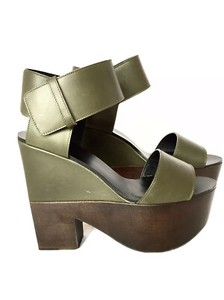 two strap wedge sandals
