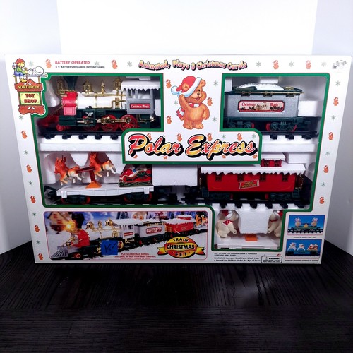 North Pole Toy Shop Polar Express 1994 tren musical Navidad 5302 nuevo en caja | Zustand: New