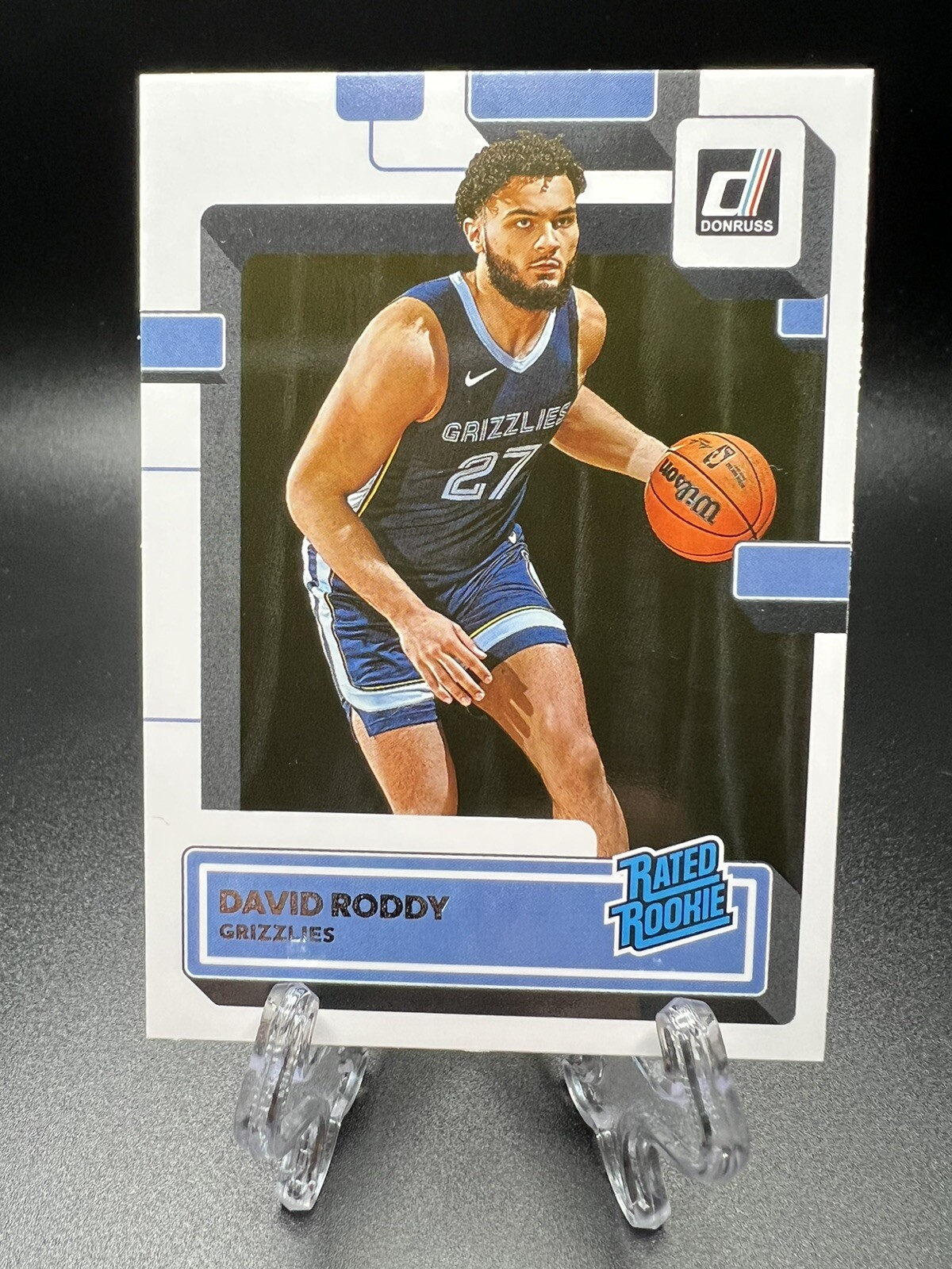 2022-23 Panini Donruss - Rated Rookie #223 David Roddy (RC) Grizzlies