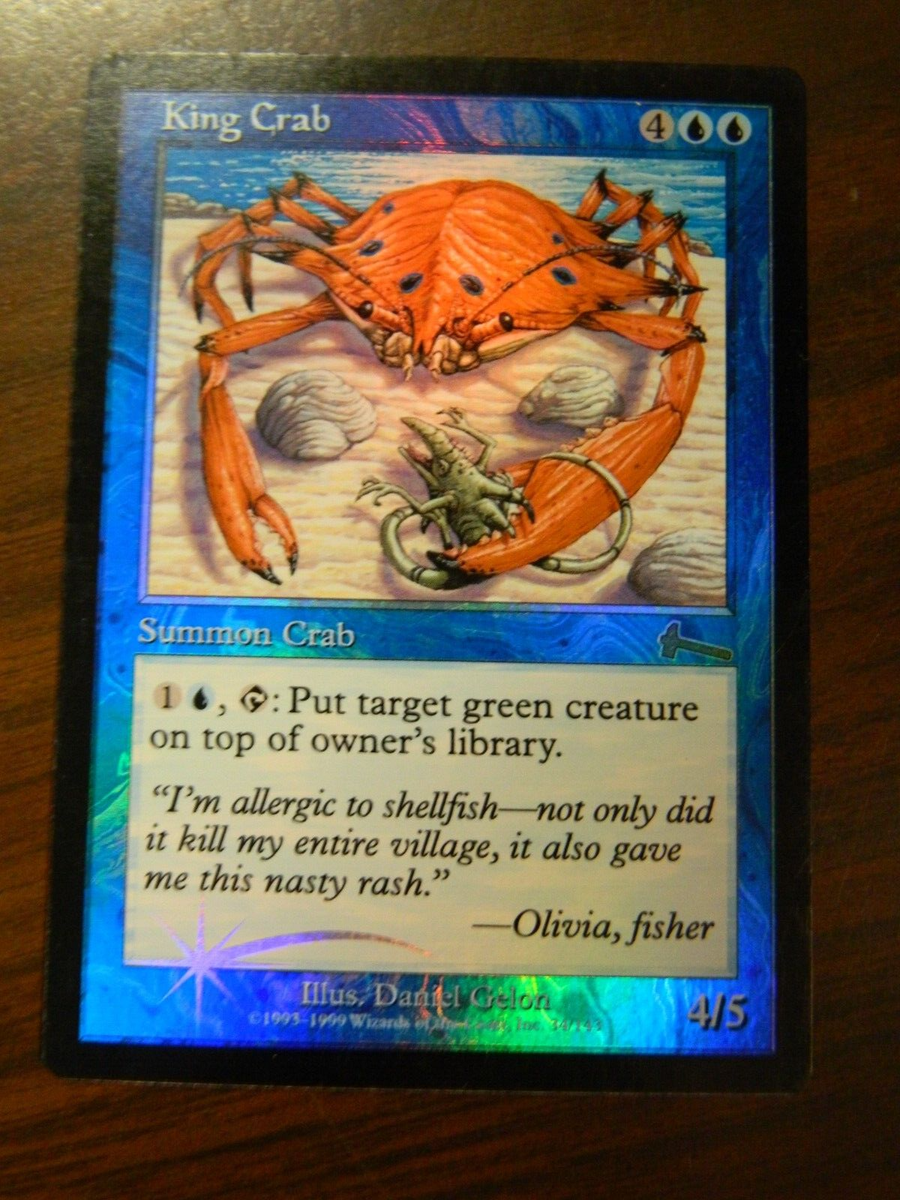MTG Urza's Legacy FOIL King Crab LP - Excellent Condition | eBay