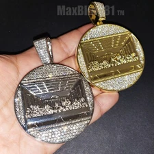 Hip Hop Jewelry Iced Large Jesus Last Supper Cubic Zirconia Bling Charm Pendant