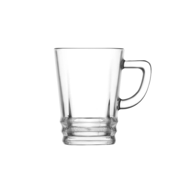 LAV Elegan 6Er TeegläSer Set - 220 Ml, GläSer Mit Henkel, HitzebestäNdig-image