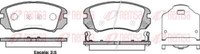 Remsa BremsbeläGe Bremsbelegsatz Vorne FüR Hyundai Coupe Sonata V KIA