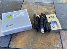 K2 Energy Rechargeable Battery Smart Charger Portable K2C3V1A NEW