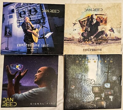 4 Dan Reed CD Lot Signal Fire Transmission Confessions Live Tour UK DVD