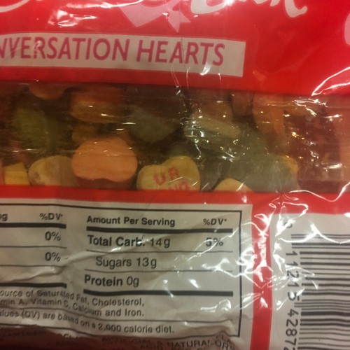 Rare 1990s Necco Sweet Talk Tiny Conversation Hearts Expired Sealed Vintage - Picture 5 of 6