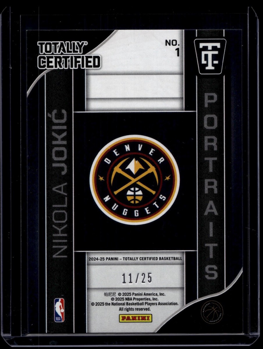 2024-25 Panini Totally Certified Basketball Nikola Jokic #1