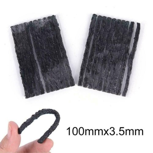 10Pcs/set Tubeless Seal Strip Plug Bike Car Tire Repair Black 2025 Tools W3Y5 - Picture 2 of 12