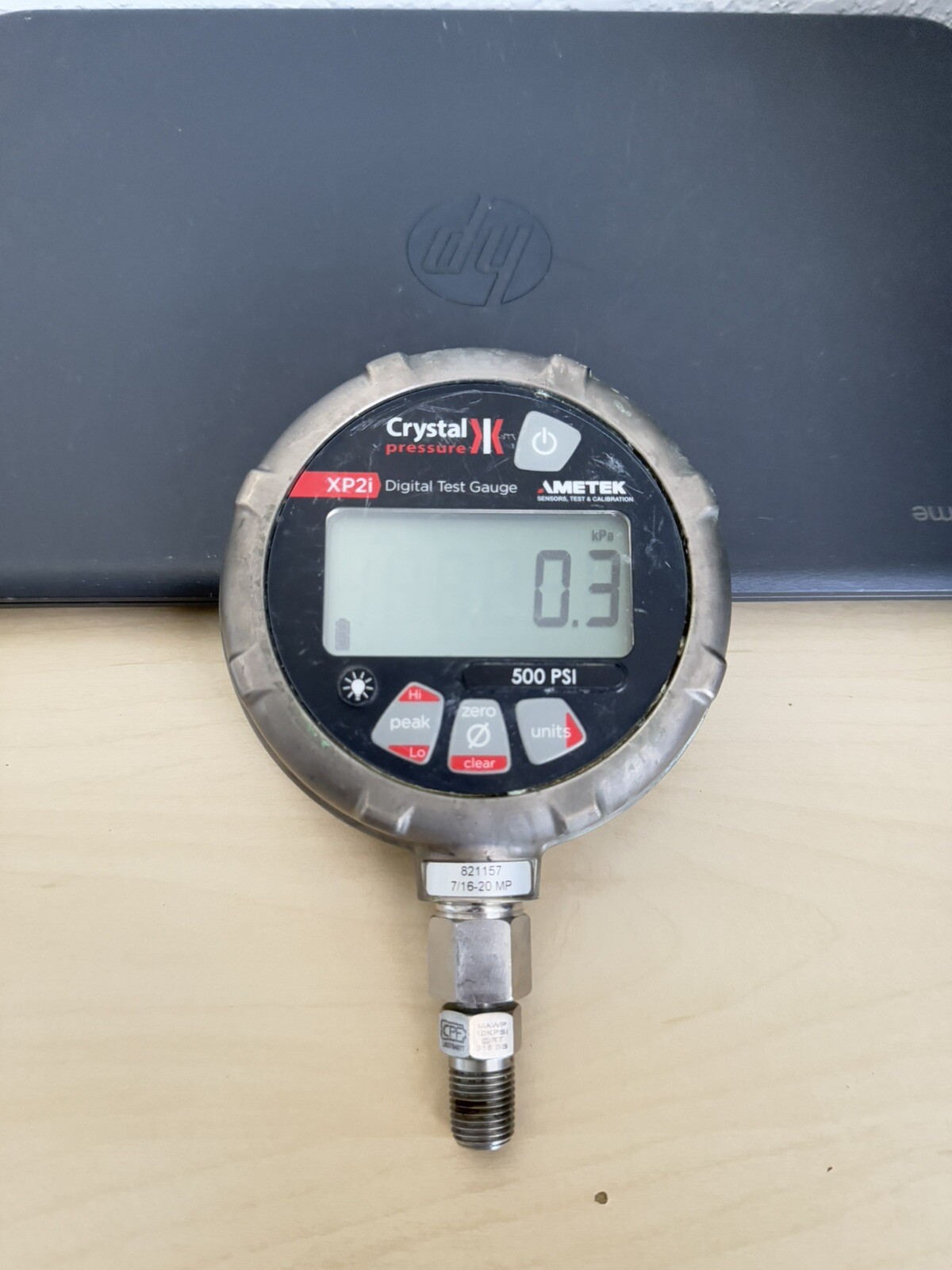 CRYSTAL DIGITAL TEST GAUGE XP2i 500 PSI (TESTED) SHIPS FAST