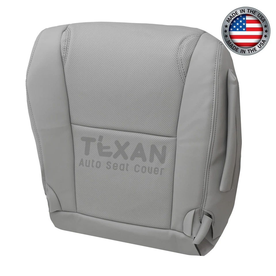 Cubierta de asiento de cuero perforado inferior del conductor gris para 06, 07 Lexus GS430, GS450H Foto 3 de 4