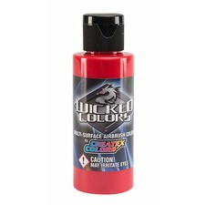 Createx Wicked Colors W053 Detail Scarlet 2oz. water-based airbrush paint