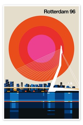 Poster Rotterdam 96 - Bo Lundberg