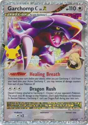 PSA 9 Garchomp C LV.X 145/147 Celebrations: Classic Collection