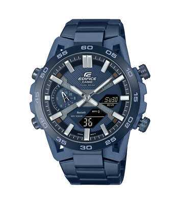 Casio Edifice Herrenuhr Solar Blau Bluetooth  10BAR ECB-2000CB-2AEF
