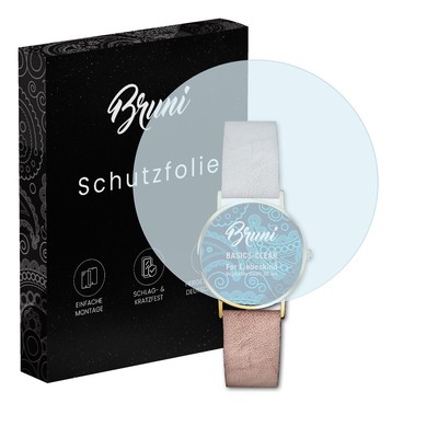 Bruni 2x Folie für Liebeskind Vegetable Small 30 mm Schutzfolie