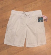 Kanu Surf Women's Marina UPF 50 Active Swim Board Short, White Size 10