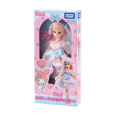 My Melody Licca-chan Doll Takara Tomy Sanrio Collaboration Pink