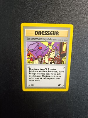 Pokemon Karte Night Raid im Müll 77/82 Edition 1 Team Rocket DE