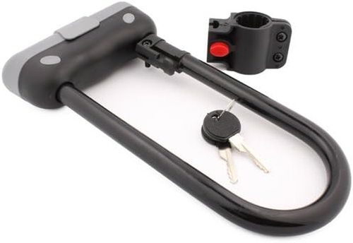 Heavy Duty 14Mm U Bar Bike Lock Anti-Theft Bicycle U Lock with Mount Bracket & 2