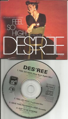 Desree DES REE Feel So High MIXES & Promised ACAPPELLA & UNRELEASED CD single
